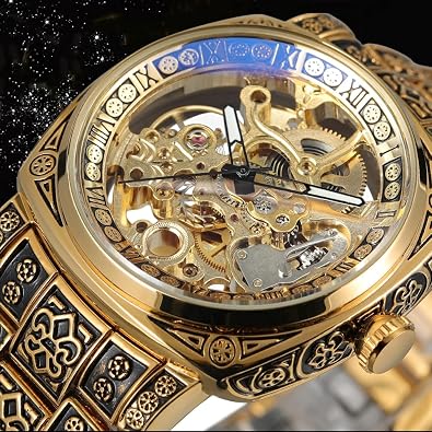 FORSINING Luxury Square Skeleton Mechanical Men Watch Automatic Movement Hollow Design Stainless Steel/Genuine Leather Strap Male Vintage Watches