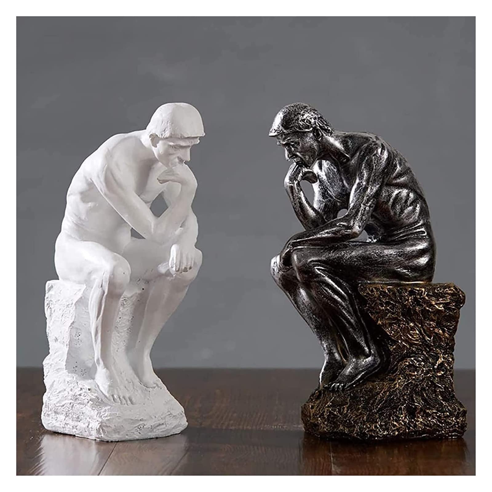 Amazon.co.jp: 彫刻の卓上像 装飾像 思想家の深い熟考の置物