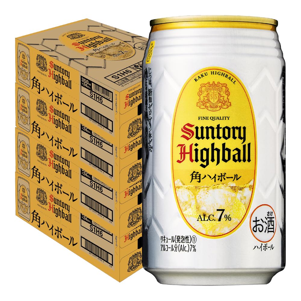 Amazon.co.jp: サントリー 角ハイボール 350ml 缶 24本×4ケース（96本