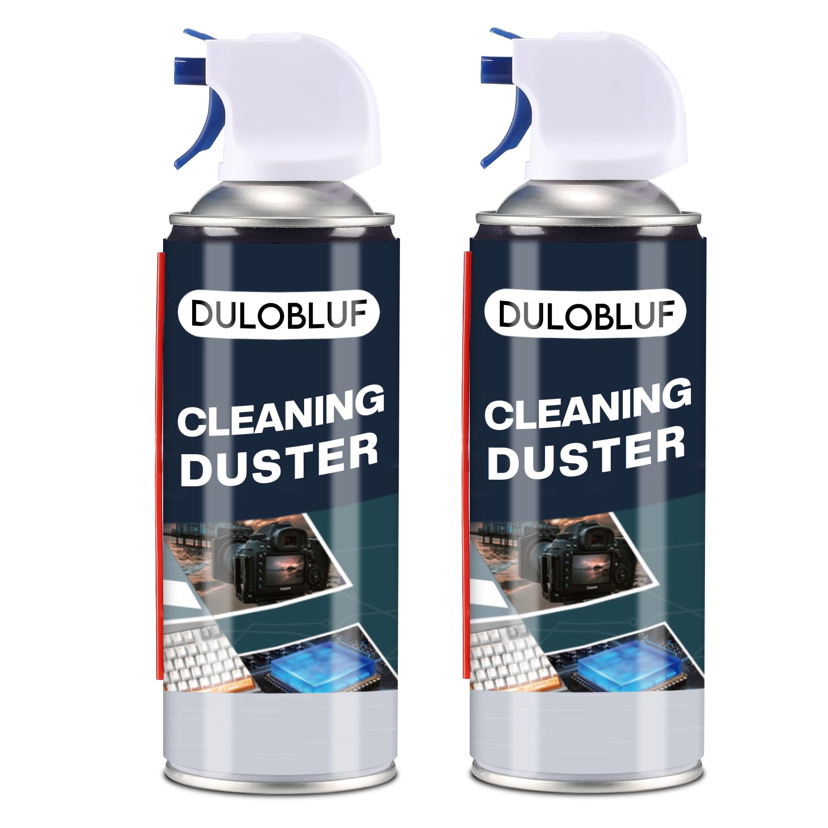 DULOBLUF Compressed Air Duster- Computer Air Duster Blower for Laptop