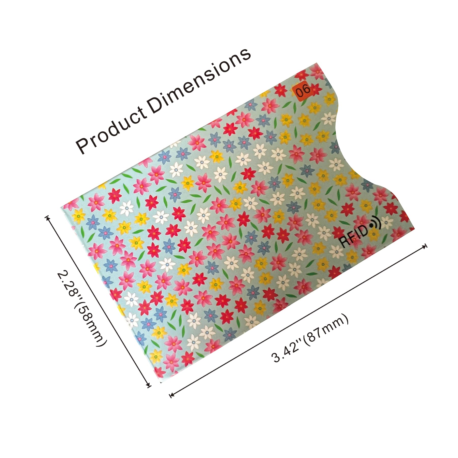 Weer-Top 8 RFID Blocking Sleeve Credit Card Sleeves Protector Holder Anti RFID Identity Theft Protection Slim Fit Wallet/Purse(Green)