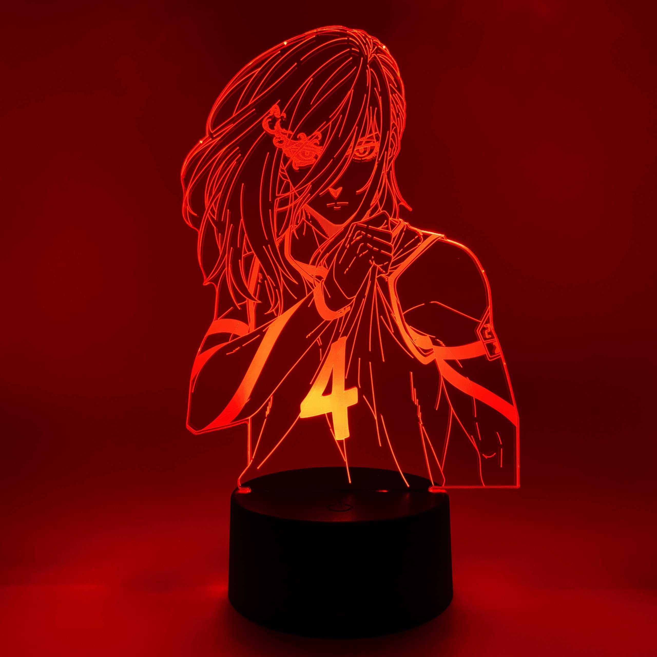 Veilleuse Blue Lock LED décorative pour table de chevet geek - 8