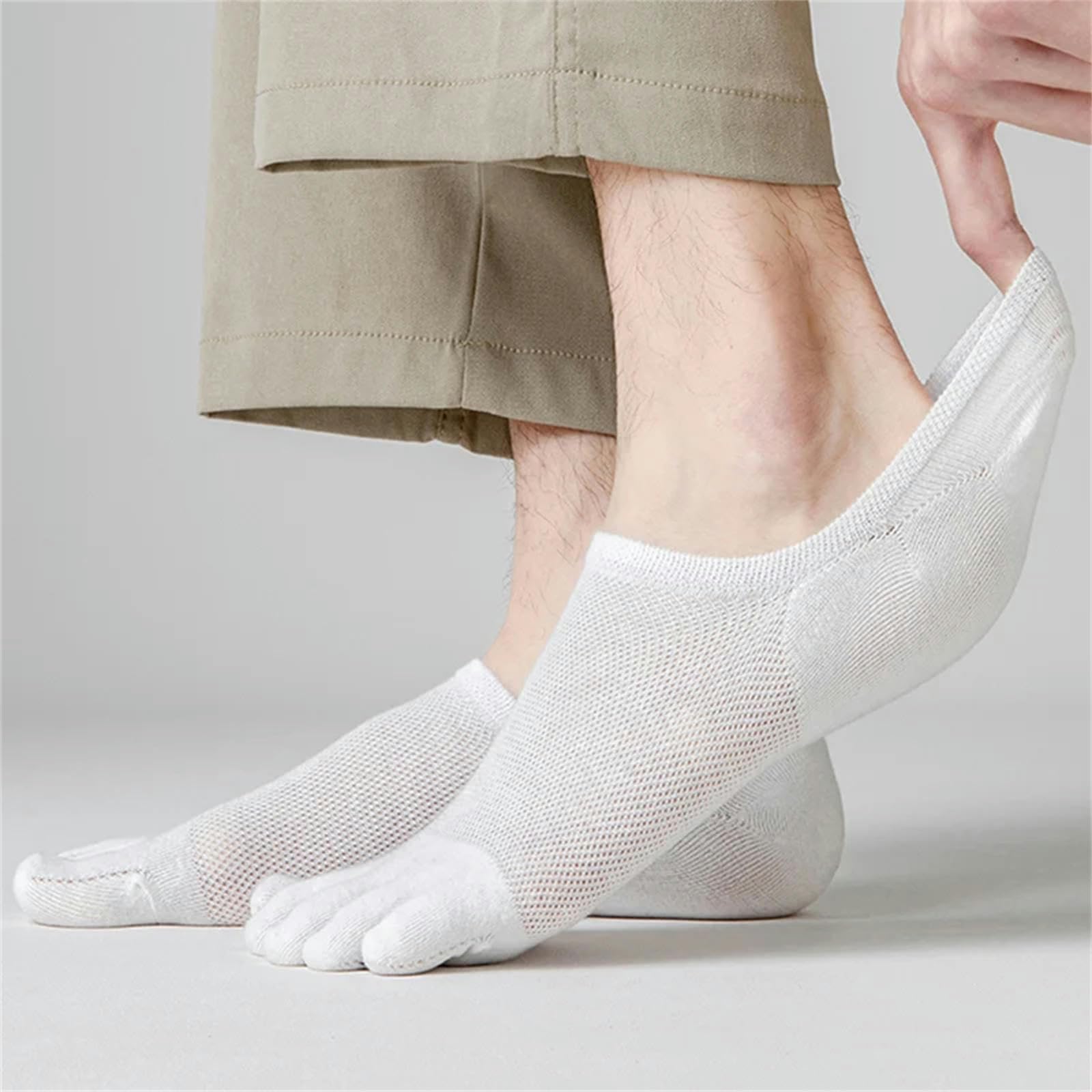 Calzini 3 Coppie Di Calzini Per Imbarcazione Per Il Sudore Aperto Della Moda Maschile.