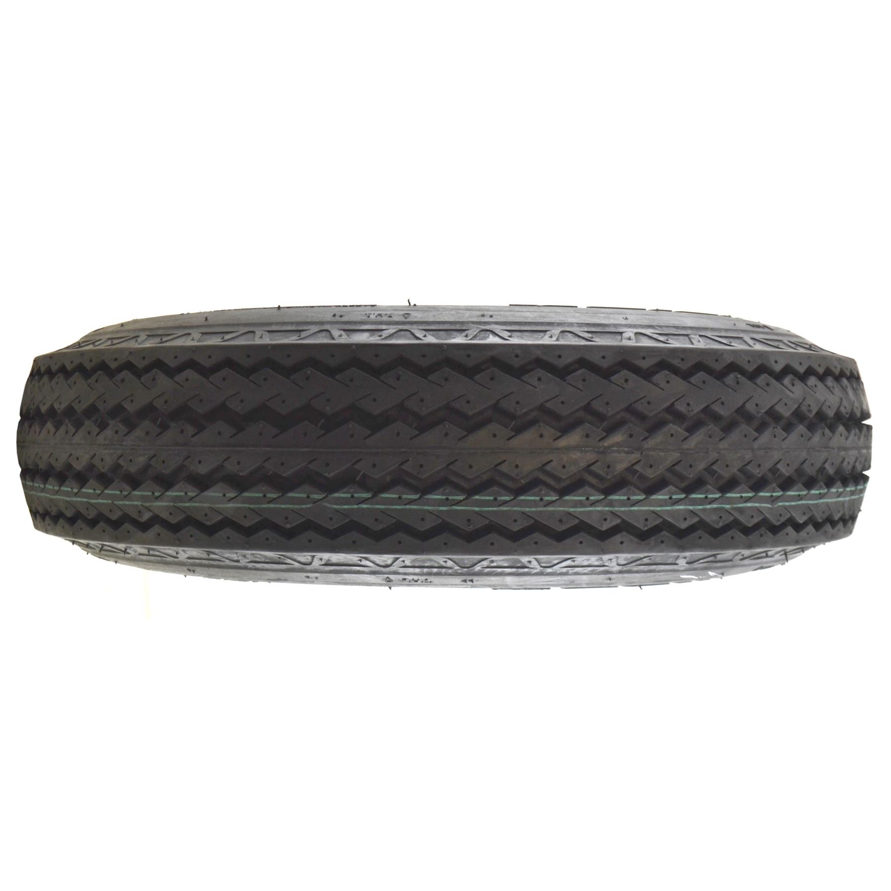 Jante und Reifen rad Anhänger 5,00 x 10 6 Säcke 4 PCD" 78N 4 TRSP Tubeless Stud40