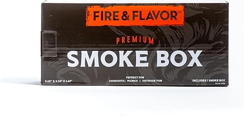Fire & Flavor Caja de humo prémium de acero inoxidable, transforma tus parrillas de gas, eléctricas o de carbón en un ahumador gourmet, añade sabor