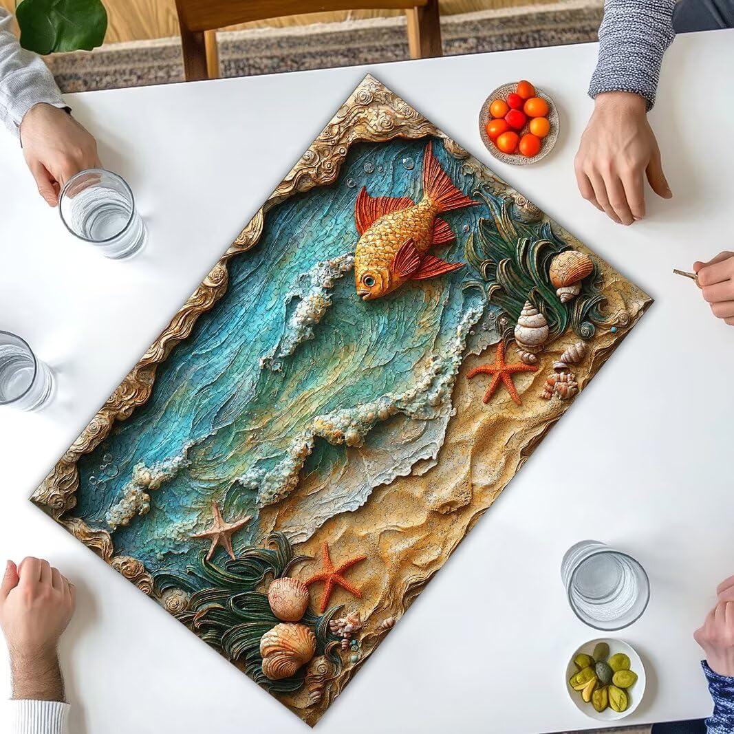 Puzzle 2000 Pezzi, Puzzle Oceano, Misura: 100x71cm, Regalo Donna/Uomo -8973