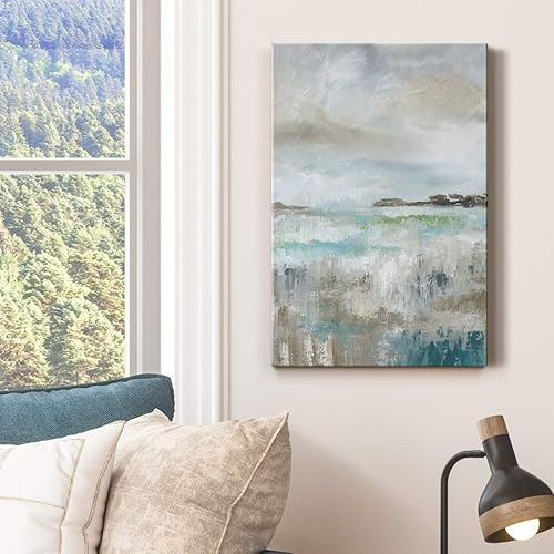 Miniatura 3 de Renditions Gallery Lienzo de naturaleza para decoración de pared, rústico, océano nublado, moderno, abstracto, para colgar en la pared, impresiones