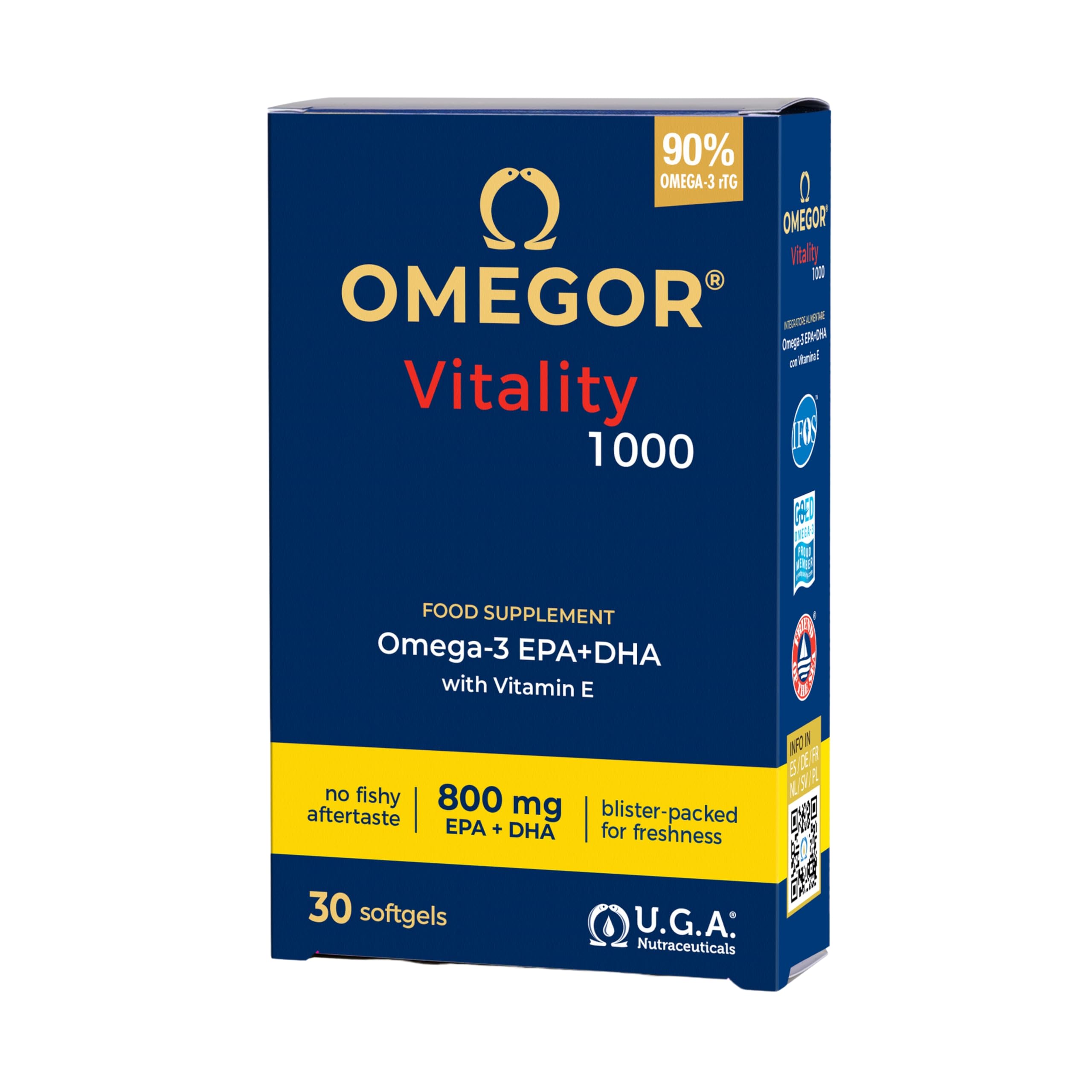 Omega 3 IFOS 5 Stelle OMEGOR Vitality 1000