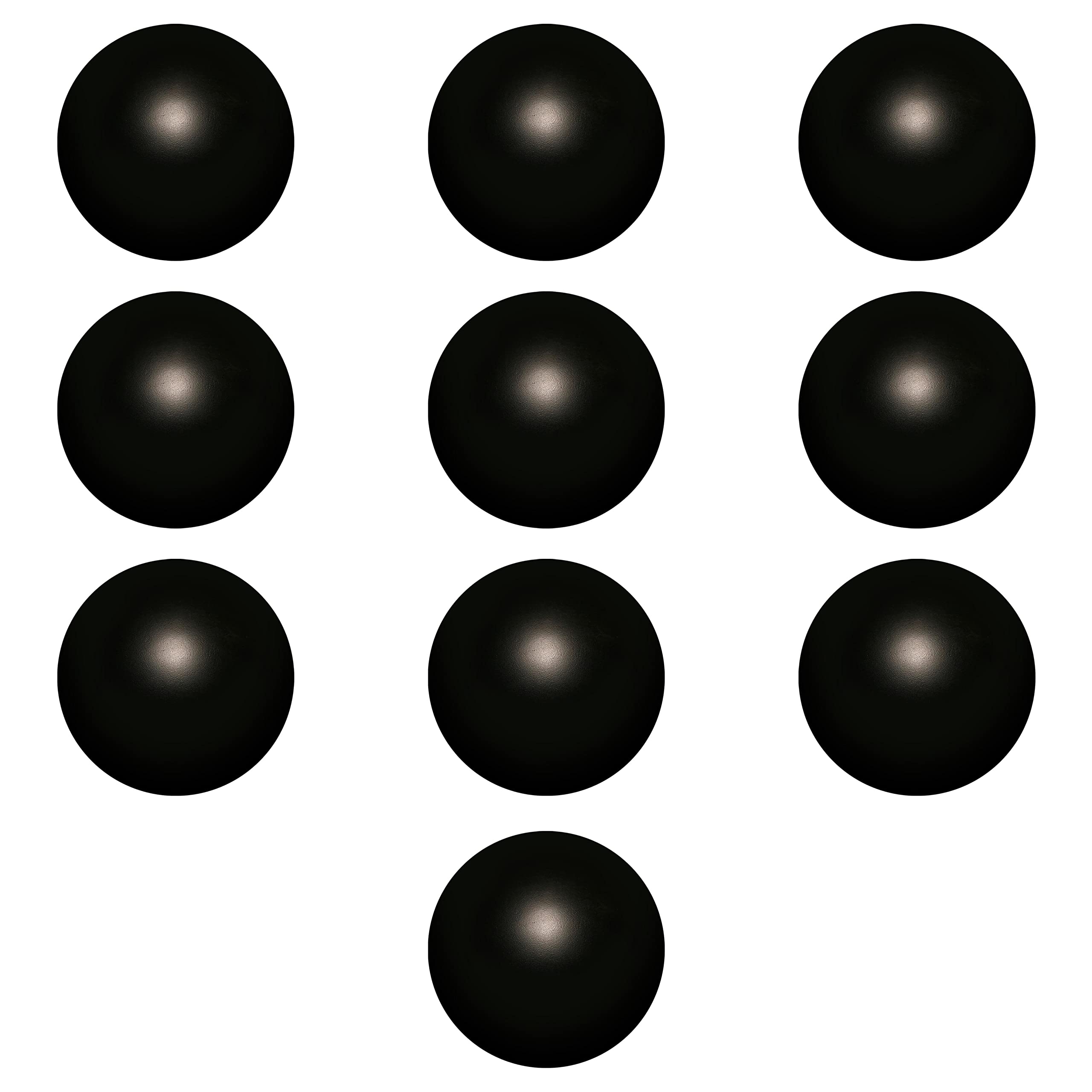 Squeeze Balls for Adults Set of 10, Bulk Pack - Relief, Perfect for Your Desk, Office or Home - Black