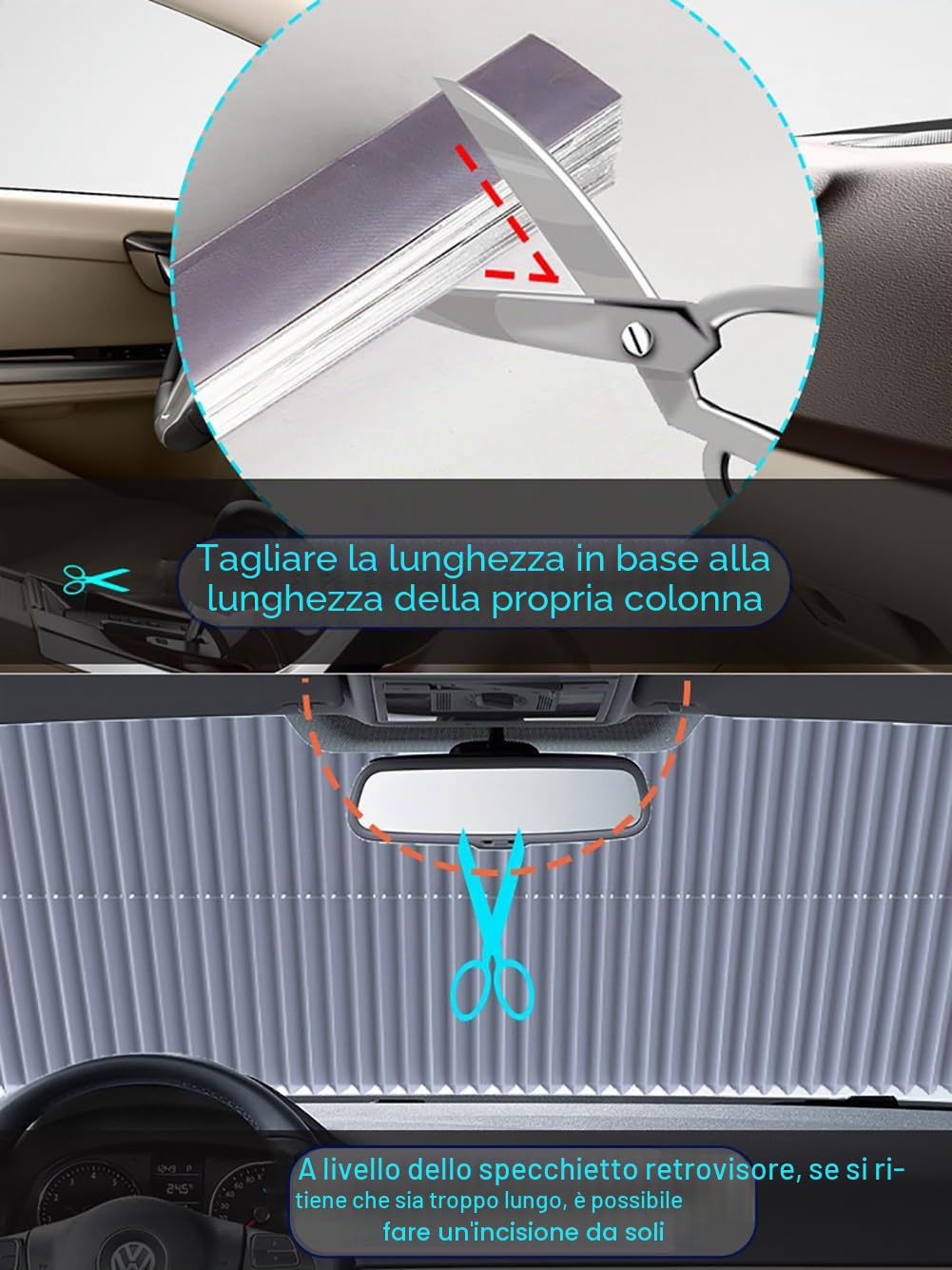 46cm / 65cm / 70cm / 80cm Upgarde retrattile SUV del camion parte anteriore dell'automobile del parasole del parabrezza posteriore della finestra visiera di Sun,80cm front window