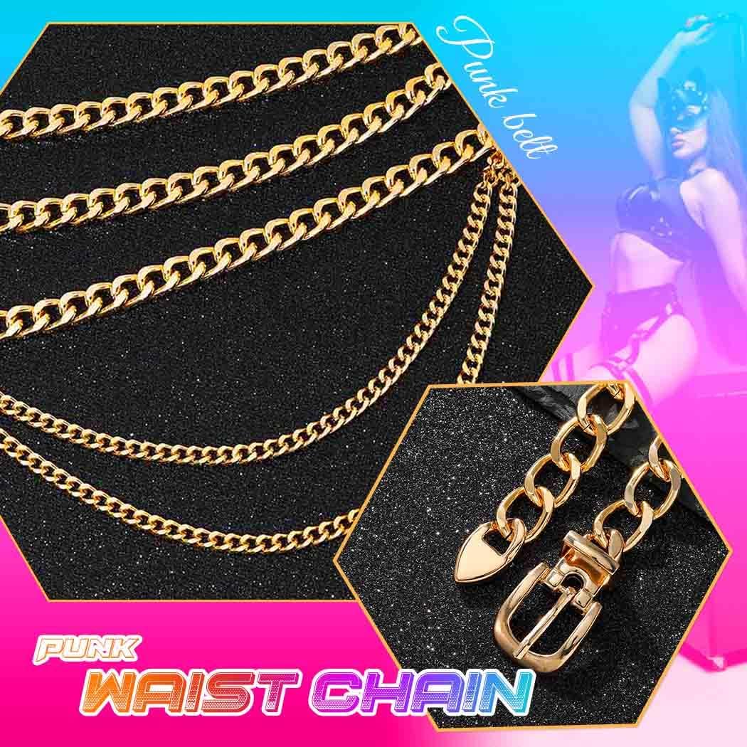 CLOACE Punk Waist Chain Gold Layered Body Chains Sexy Body Jewelry Accessories for Women - Image 4
