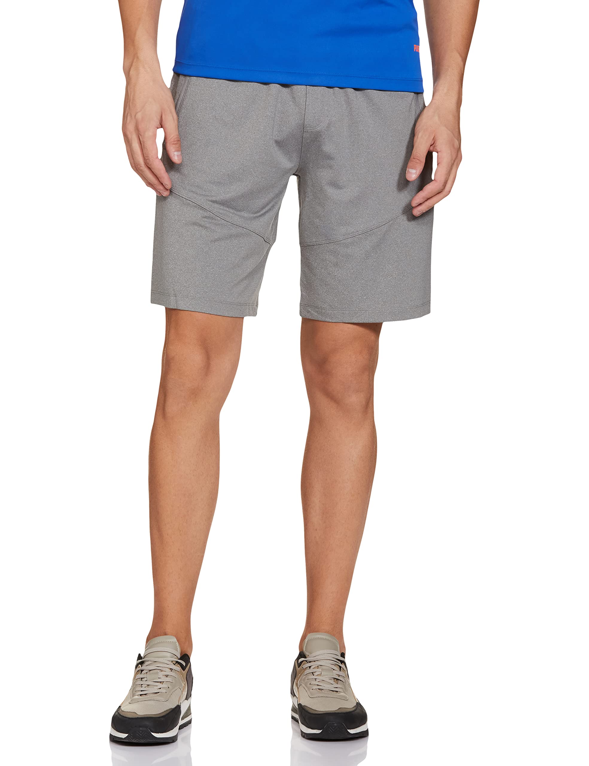 Men Active Sports Swift Dry Knit Shorts - 4 Way Stretch, Lightweight, Mesh Panel-image-38