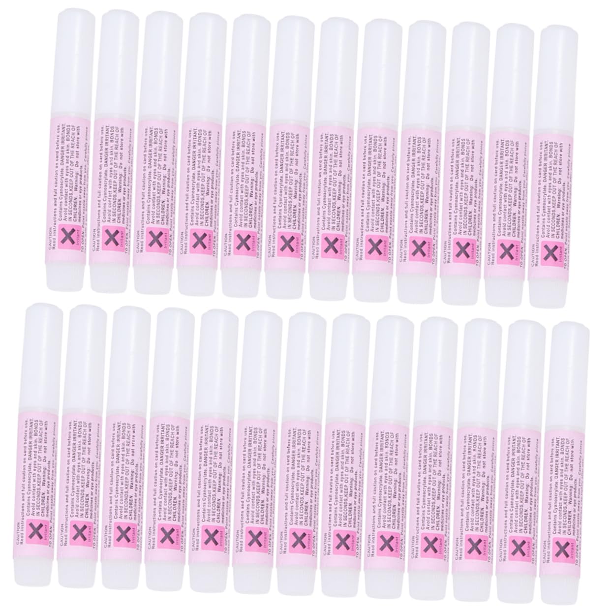 NOLITOY 25pcs Nail Glue for Professional Manicure Strong Adhesive for False Nails for Salon Home Use Quick Application