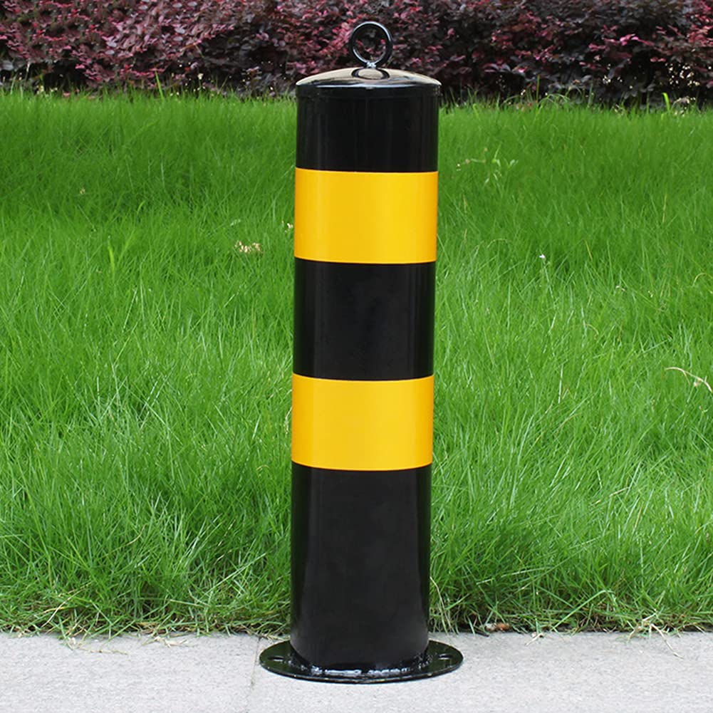 Postes de estacionamiento de seguridad, bolardo de bloqueo de espacio de estacionamiento de automóviles, bolardos de Metal Resistente para estacionamiento de carril seguro e interceptores de estacio
