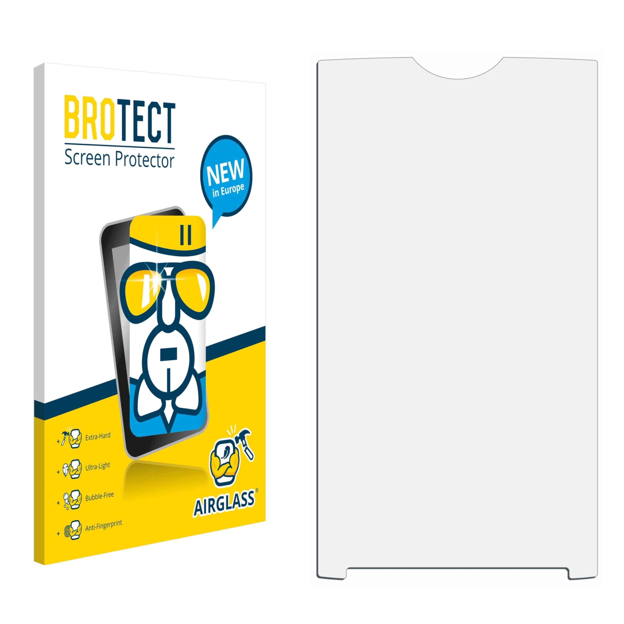Pellicola Protettiva Brotect AirGlass Per Sony Ericsson Xperia X10 – Vetro Ibrido 9H, Anti-impronta, Made In Germany