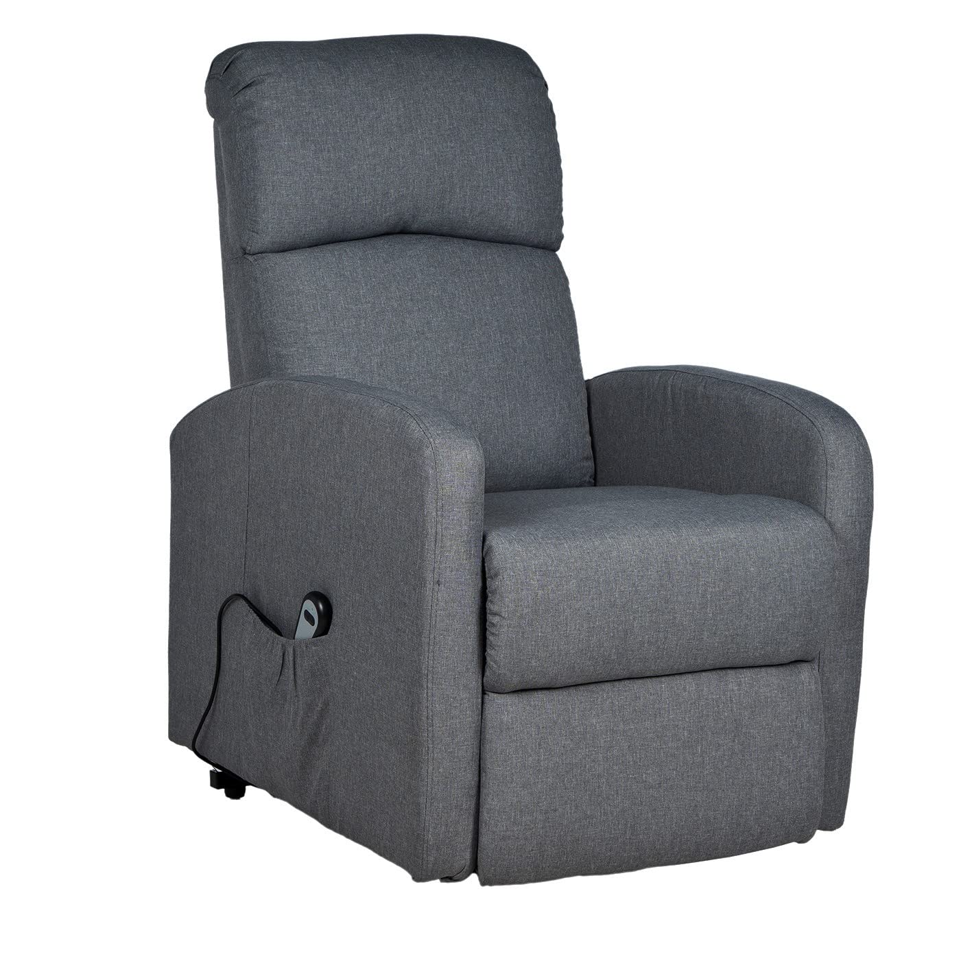 Gremium Poltrona Relax Elettrica Con Sistema Alzapersona, Reclinabile a Letto E Seduta Ergonomica In Tessuto Per Arredo Salotto, Soggiorno e Ufficio