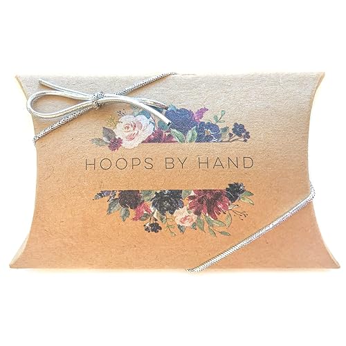 Miniatura 9 de Sterling Silver Hoop Earrings, 925 Sterling Silver, 12mm, 16ga, Hoop Earrings for Women, Silver Hoops Hypoallergenic, Post Huggie Hoop Earrings,