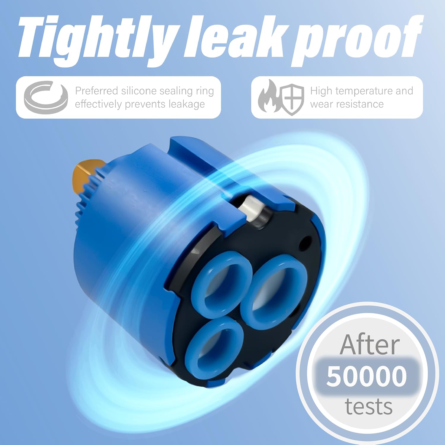 46mm Faucet Cartridge,Faucet Cartridge Replacement,Compatible with Grohe 46048000 Single Handle Faucet and Sink Faucet,Used for Mixing Valve