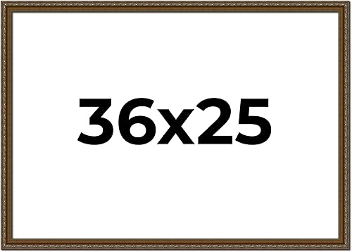 Miniatura 257 de Marco de fotos completo de madera dorada envejecida de 16 x 20 pulgadas con plexiglás acrílico UV, parte trasera de tablero de espuma y accesorios