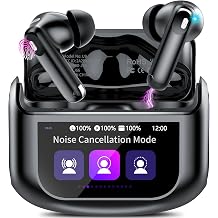 Thunelec Ai Translation Earbuds Real Time, 3-in-1 Buletooth 5.3 Translator Earbuds with 5 Translation Modes/164 Languages/No Subscription Required, Dark Black