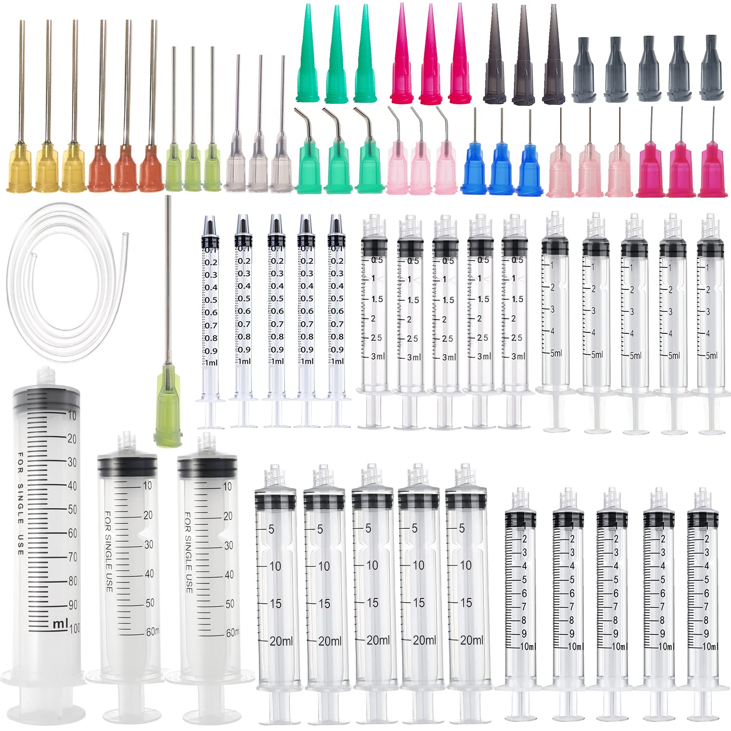 Buy Large Syringes,1ml, 3ml, 5ml, 10ml, 20ml, 60ml, 100ml Syringes with