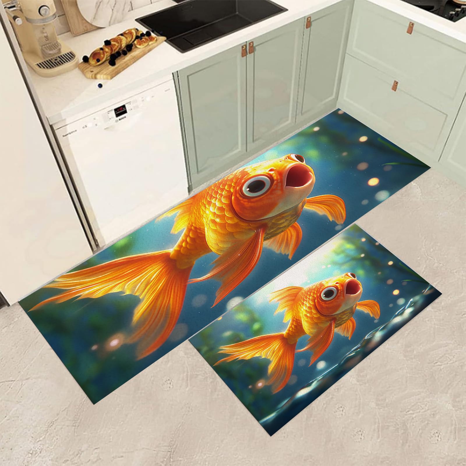 Tapis de cuisine antidérapant évite les glissades et soulage les pieds fatigués