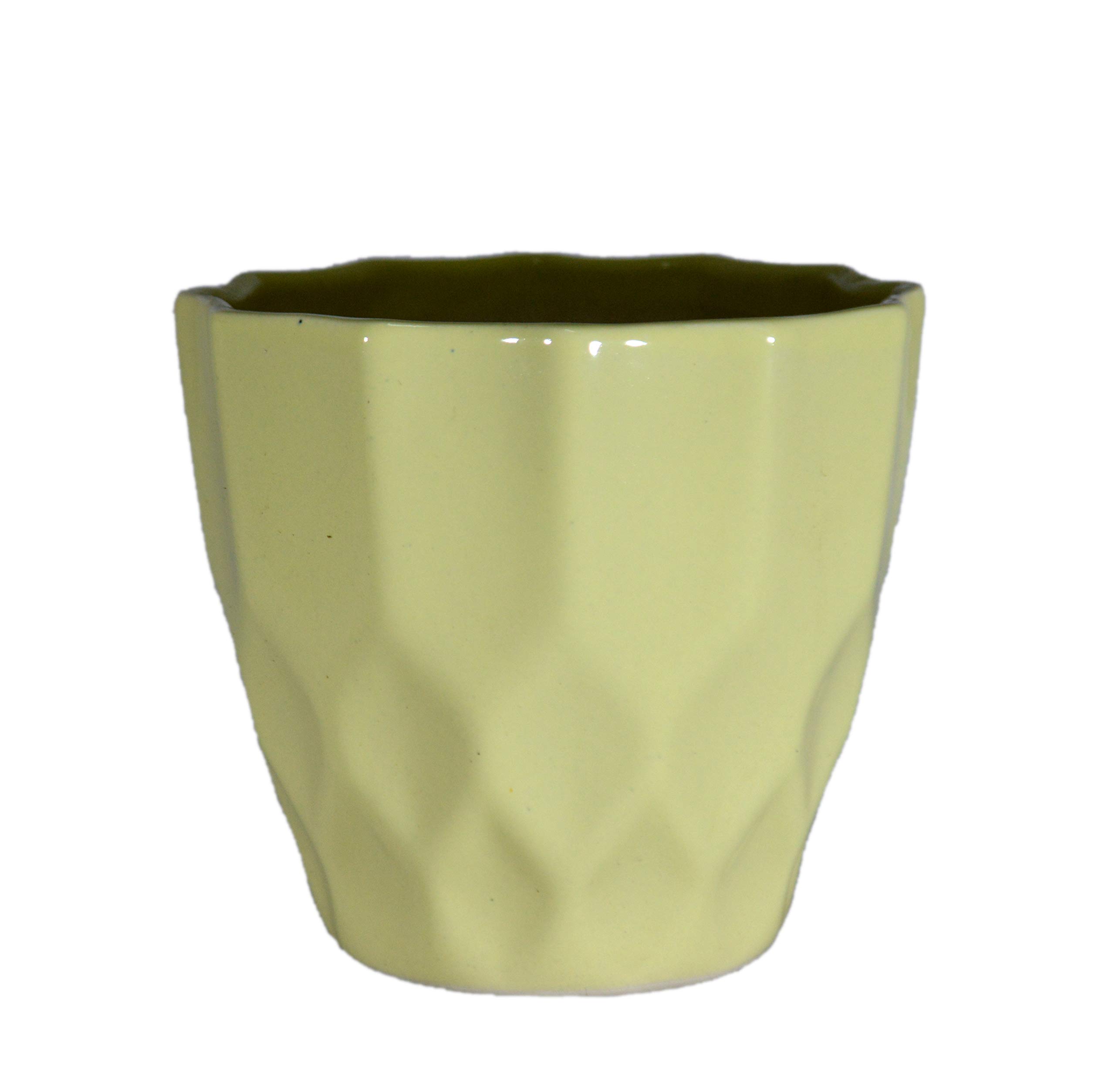 UrbanRoots Pineapple Ceramic Pot (5 inch) (Lemon) (B085S8BM3G) Amazon Price History, Amazon Price Tracker
