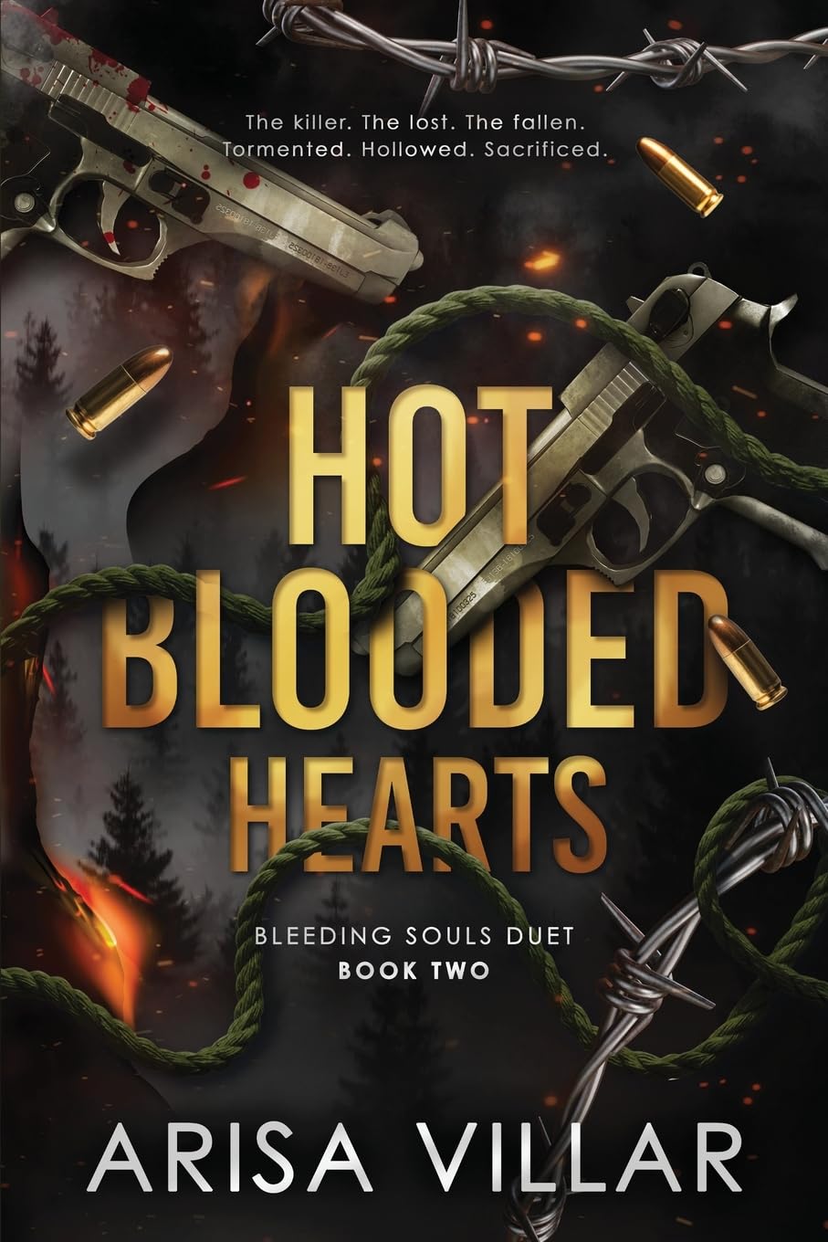 Hot-Blooded Hearts: A Dark MMF Romance: A dark dystopian romance (Bleeding Souls duet)
