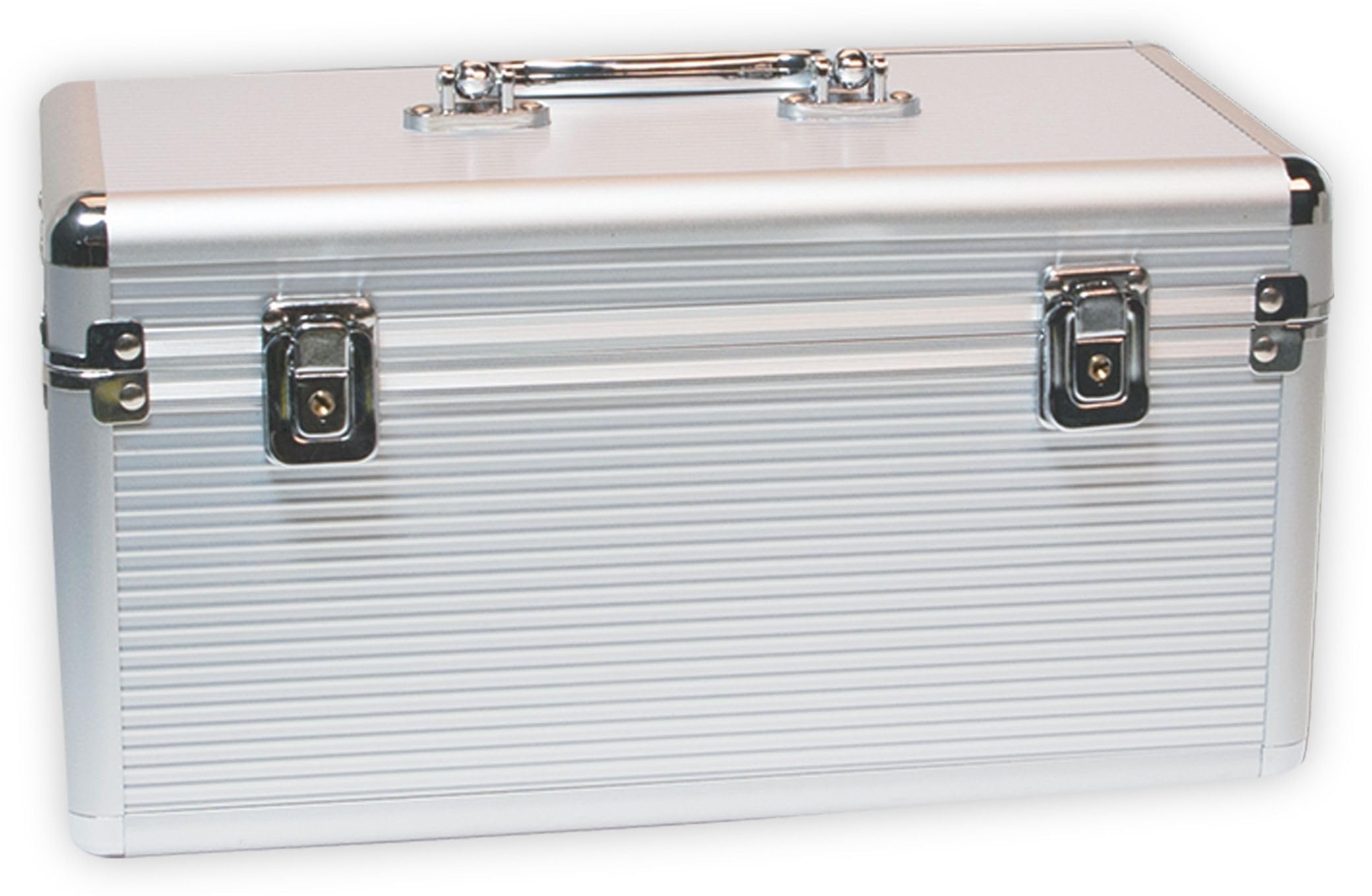 Logilink Aluminium Case to Protect up to 4 x 3.5 and 2 x 6.4 cm (2.5 inch) HDD Silver 8X 3,5