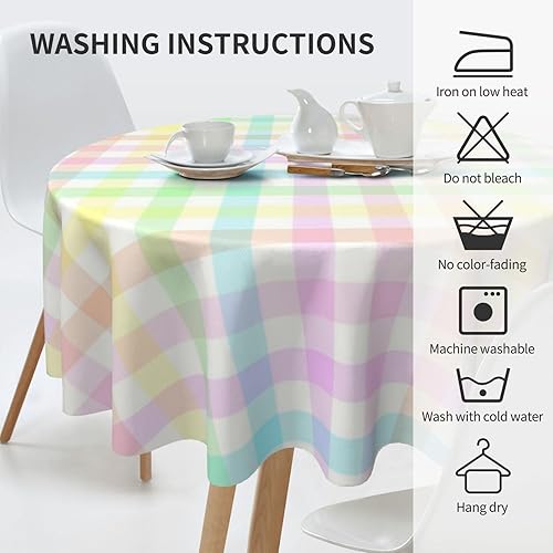 Miniatura 4 de Mantel redondo de cosecha de calabaza de Acción de Gracias de 60 pulgadas para otoño y otoño, hojas de arce, girasol, lavable, resistente a las