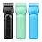 Cosywell 3 Pack Hair Oil Applicator Bottle 6 Ounce Root Comb Applicator Bottle Hair Dye Applicator Brush for Hair Root Comb Color with Graduated Scale(Black Blue Green)