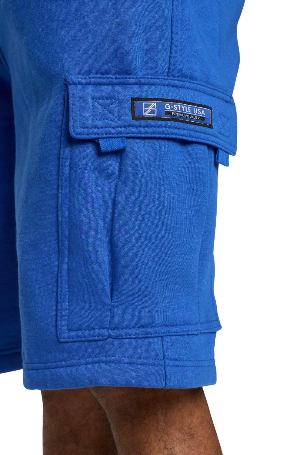 G-Style USA Herren-Cargo-Shorts aus massivem Fleece