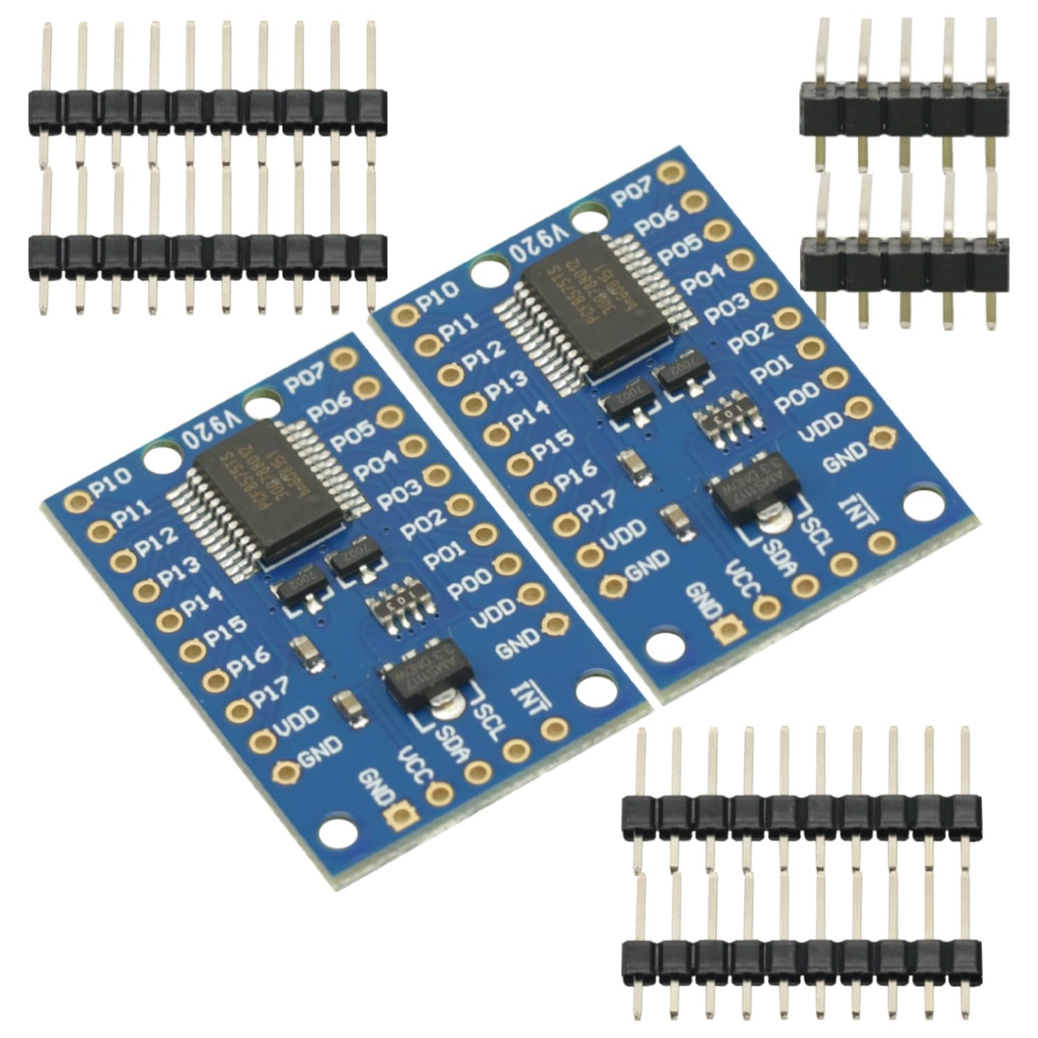 2 pz PCF8575 I2C IO estensione modulo scudo espansione IO Port Expander Board DC 2.5-5.5V I2C Controllo di comunicazione 16 porte IO per Arduino