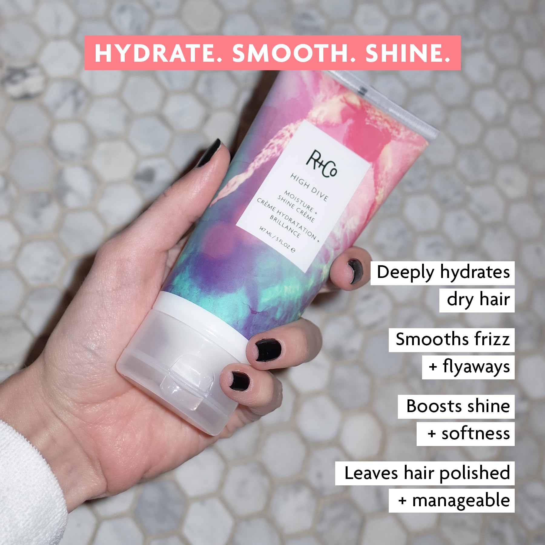 R+Co High Dive Moisture + Shine Crème 147ml