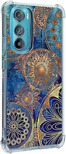 Miniatura 1 de Funda para Motorola Edge 2022, magníficos colores Circle Manala protección contra caídas, a prueba de golpes, TPU de cuerpo completo, funda