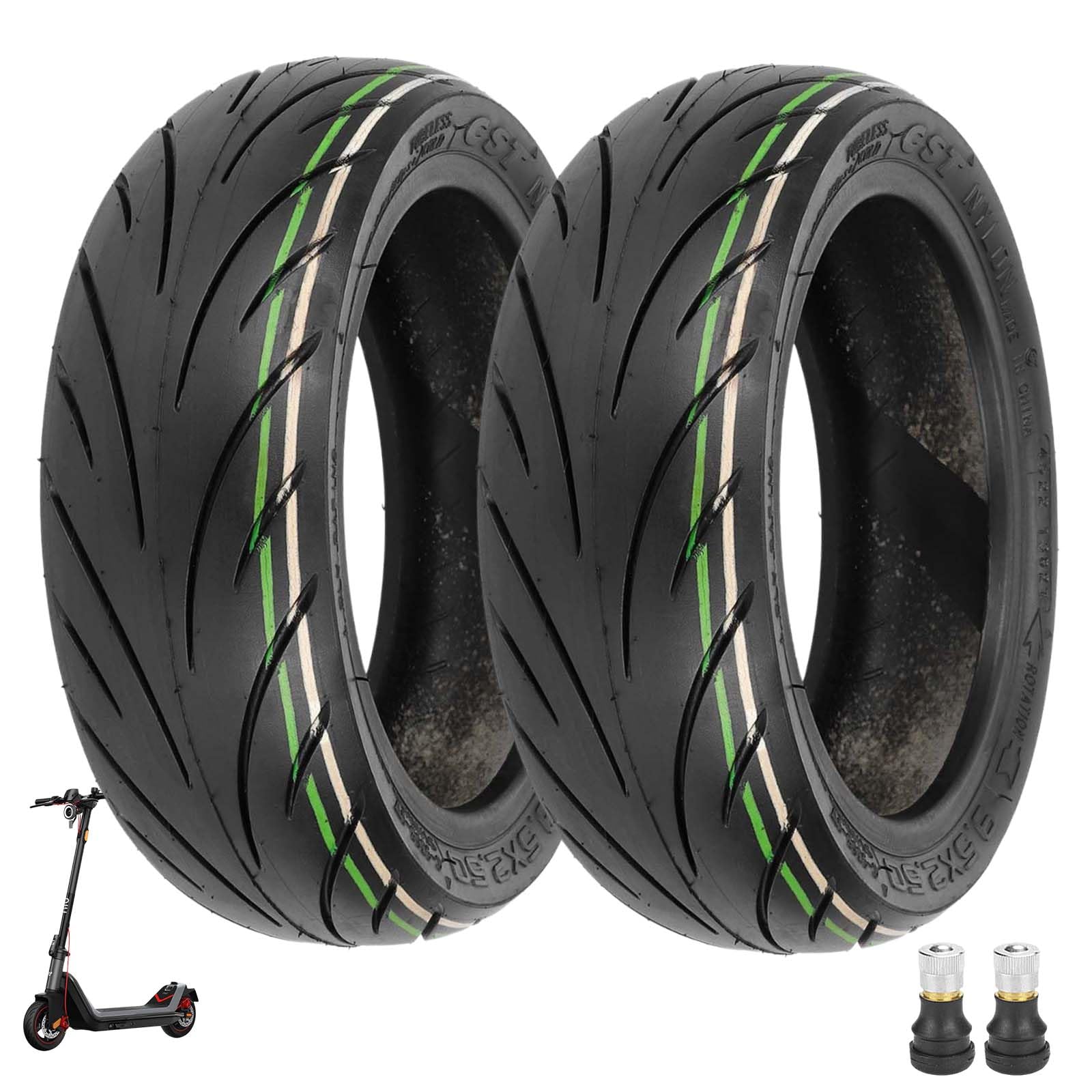 TREFAN 9,5 * 2 Camera d'Aria Ispessita per NIU KQi3 Sports/Pro/Max Monopattino Elettrico 9,5 Pollici Pneumatico di Ricambio Resistente all'Usura per Pneumatici da 9,5 e 9,2 Pollici (2 Pezzi TREFAN 9,5 * 2 Camera d'Aria Ispessita per NIU KQi3 Sports/Pro/Max Monopattino Elettrico 9,5 Pollici Pneumatico di Ricambio Resistente all'Usura per Pneumatici da 9,5 e 9,2 Pollici (2 Pezzi