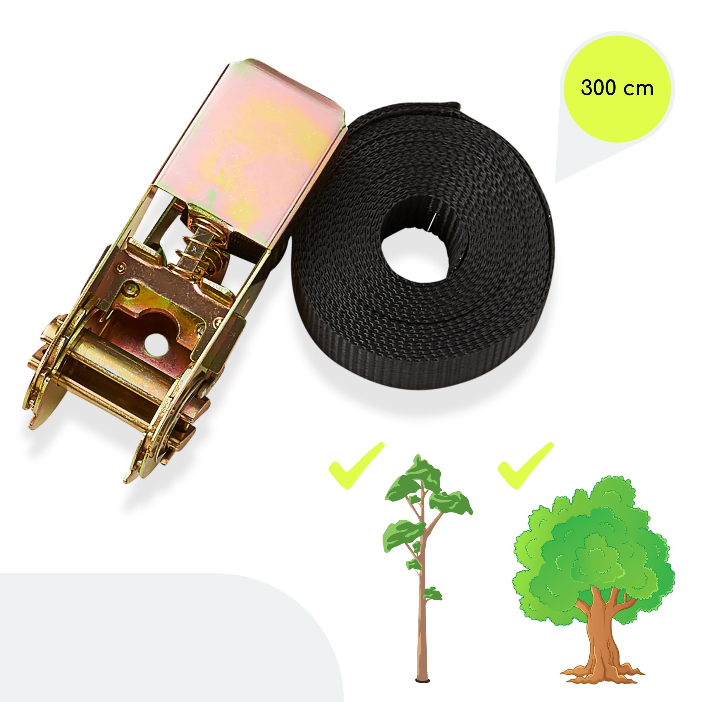 HyperMotion Set da Arrampicata su Albero per Bambini, 18 Pezzi, con Maniglie Resistenti e Cinghie Regolabili | Portata 91 kg | Uso Esterno, da 3 Anni