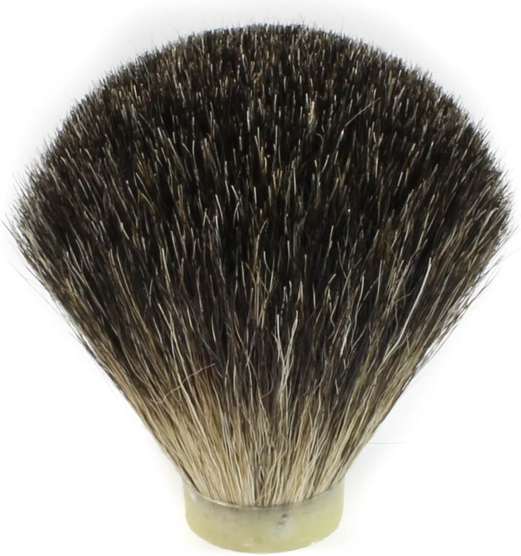 Pure Badger Hair Shaving Brush Knot (20mm x 63mm)