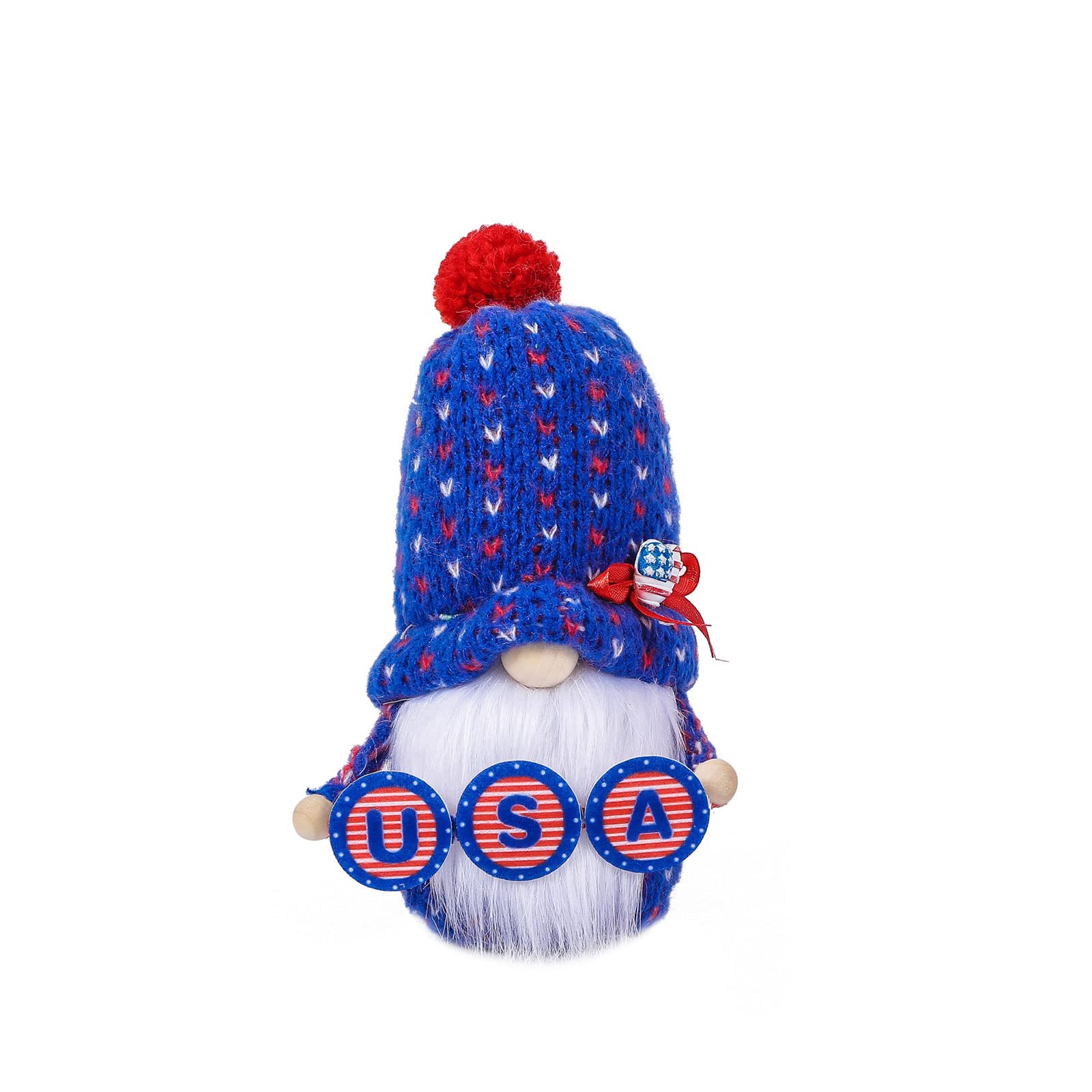 Buxuaaaa Type A Independence Knitted Desktop Party Background Decoration For Wedding Birthday Festival Party Present Soft Toy Collectibles