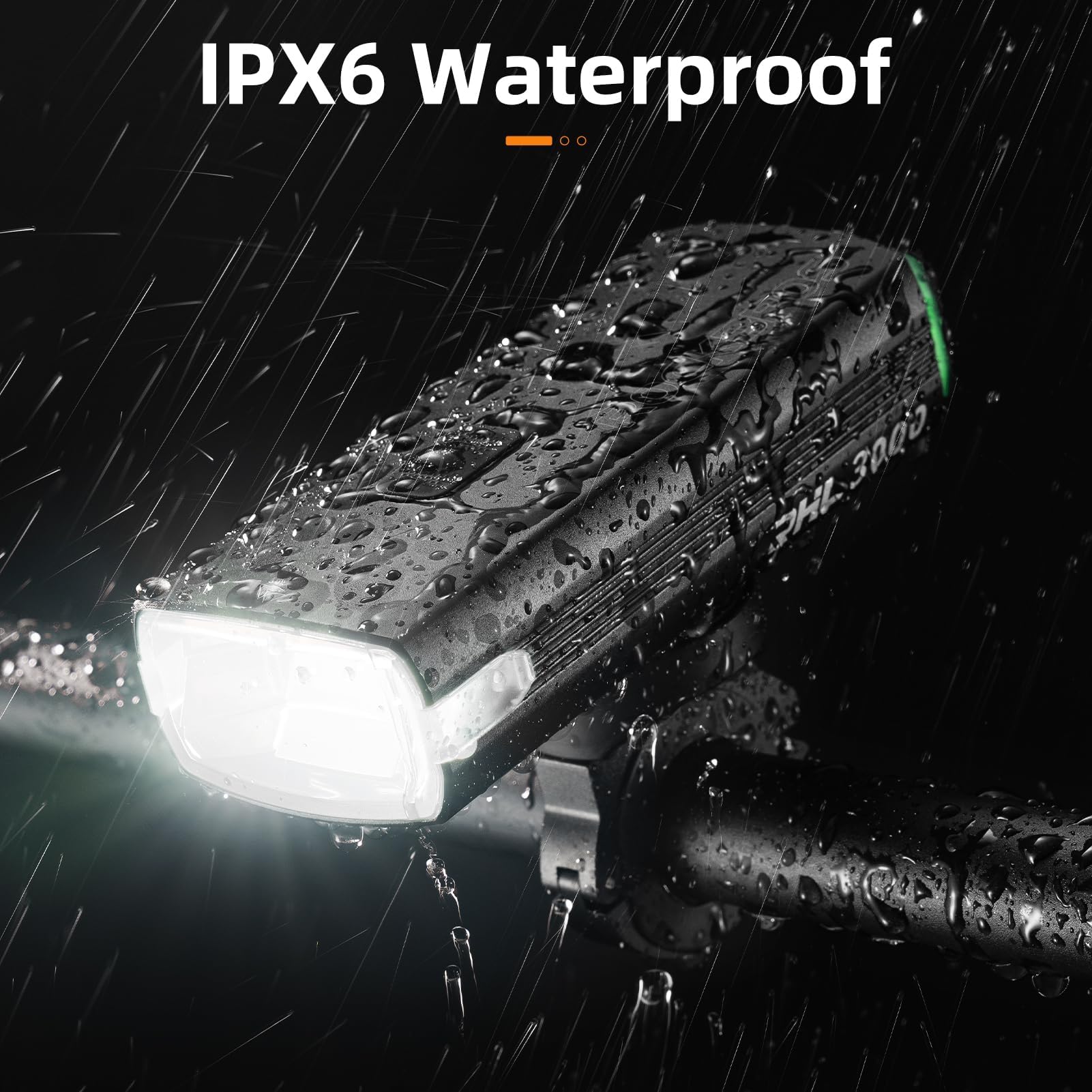 Lumières de Vélo Intelligentes - WASAGA 2000 Lumens Phare de Bicyclette