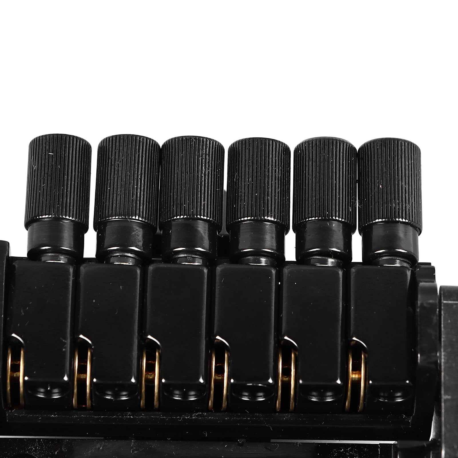 Juego de puente de guitarra sin cabeza, piezas de repuesto para guitarra eléctrica, tuerca de rodillo de cola de metal, balancín de trémolo con 4 llaves y tornillos, para la