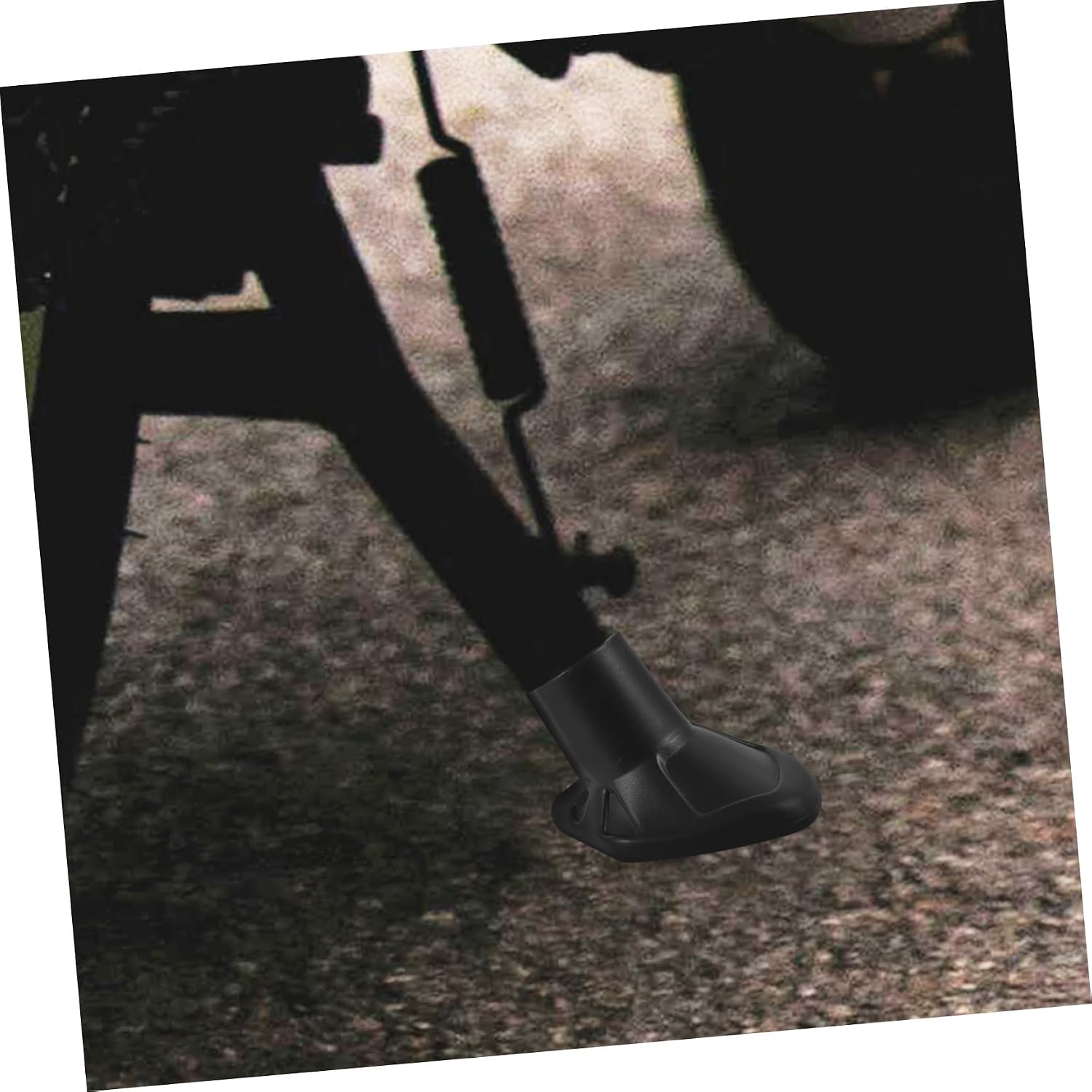 Motorcycle Kickstand Base Pad Lightweight Side Stand Extension Support for Xc Xcw Portable Anti-tip Side Foot Support Plate Compatible with Motorcycles