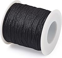 Vista 27 de Cheris - Cuerda de nailon para abalorios de nailon de 0.031 in, color azul, hilo de macramé, para hacer joyas, suministros de envoltura Kumihimo