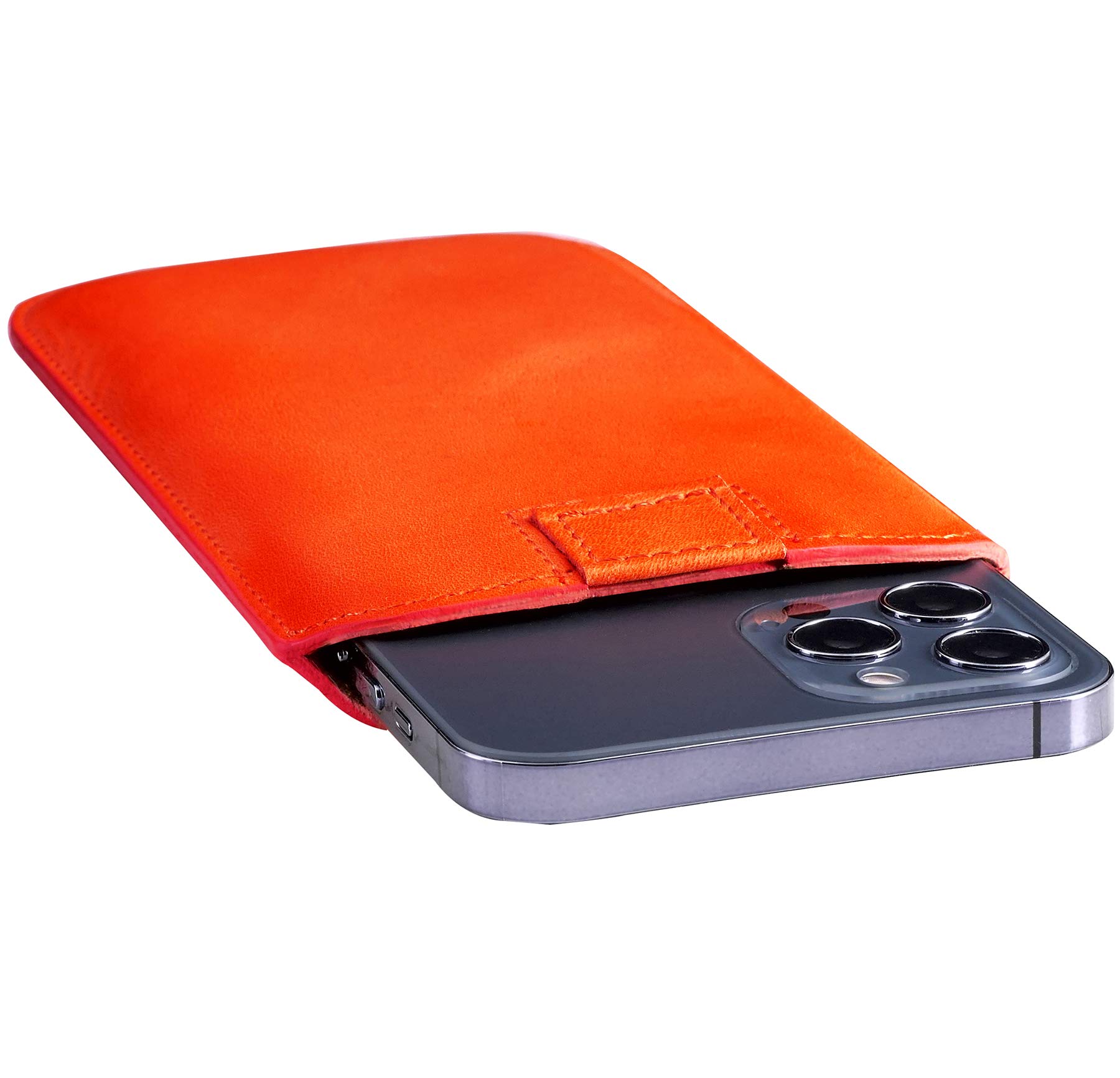 Suncase In Pelle Custodia Pieghevole Nera Cover Bumper Per IPHONE 12 (6