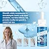 Minoxidil al 5% con biotina para hombres y mujeres, sérum para regenerar cabello y barba, suave, de rápida absorción, con gotero, paquete de 4 (8.12 oz líquidas) 5