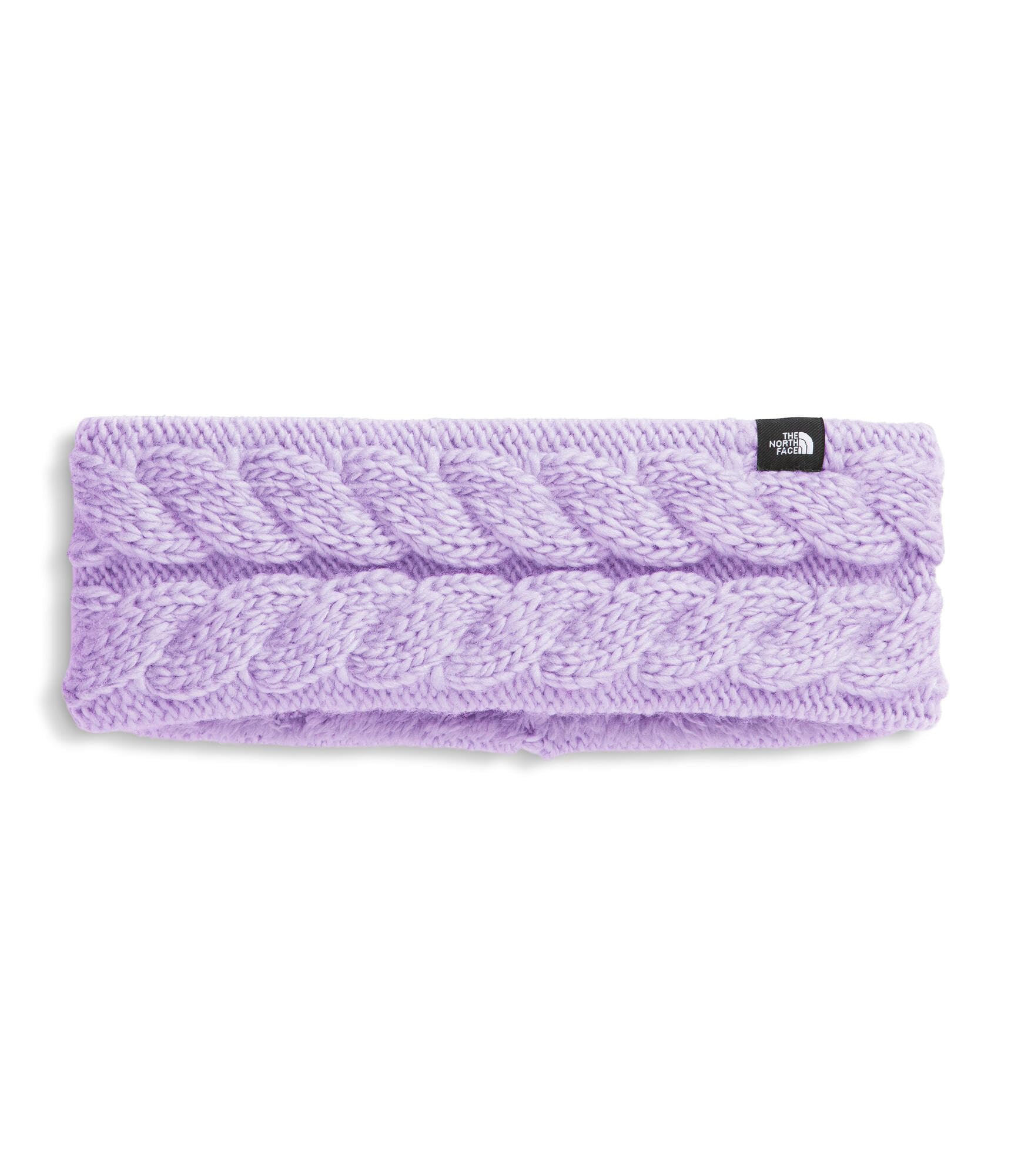 The North Face, Women\'s Cable Minna Earband, OS, Ashen Purple Buy The North Face Women main image 3