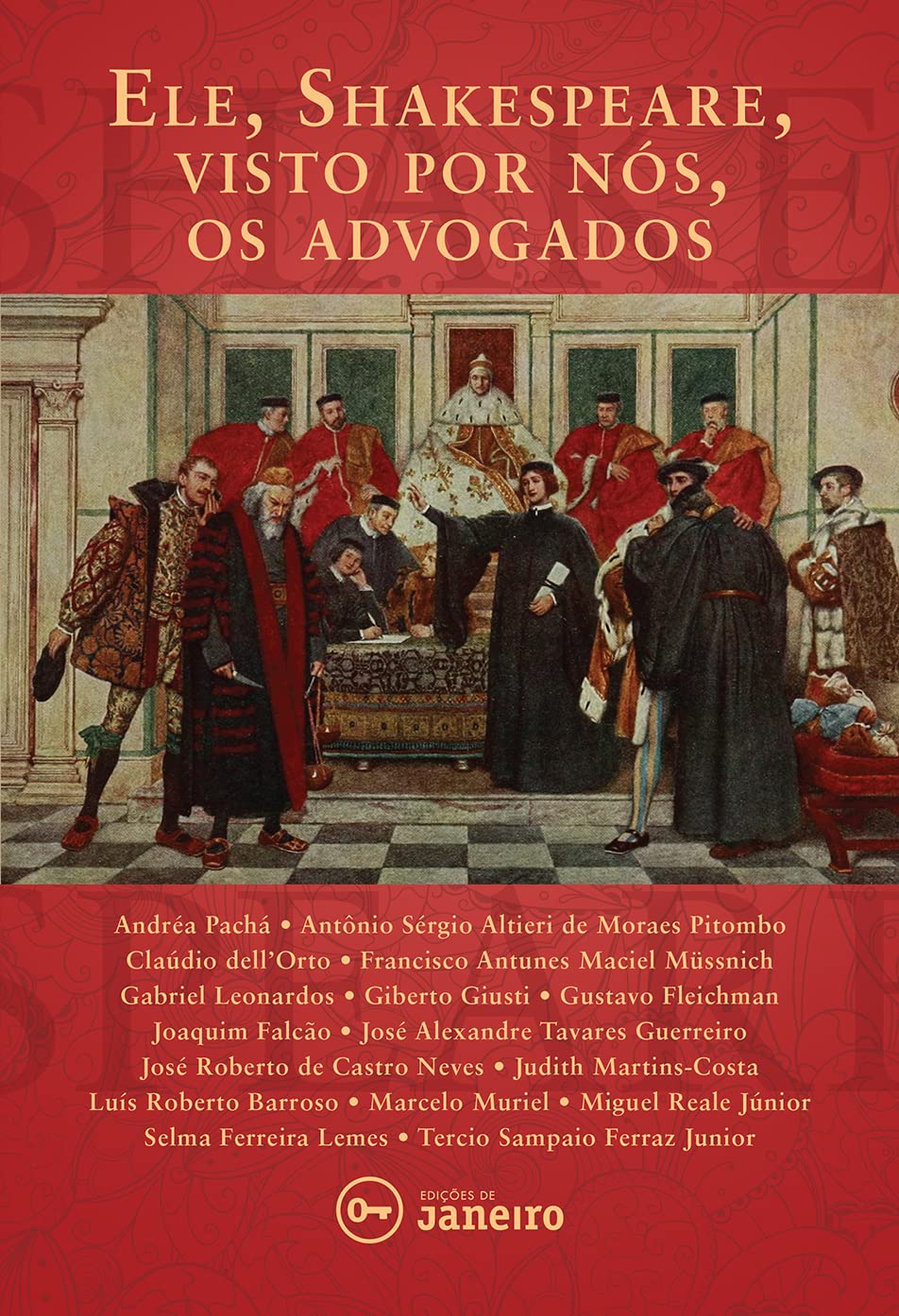 Capa de Ele, Shakespeare, visto por nós, os advogados