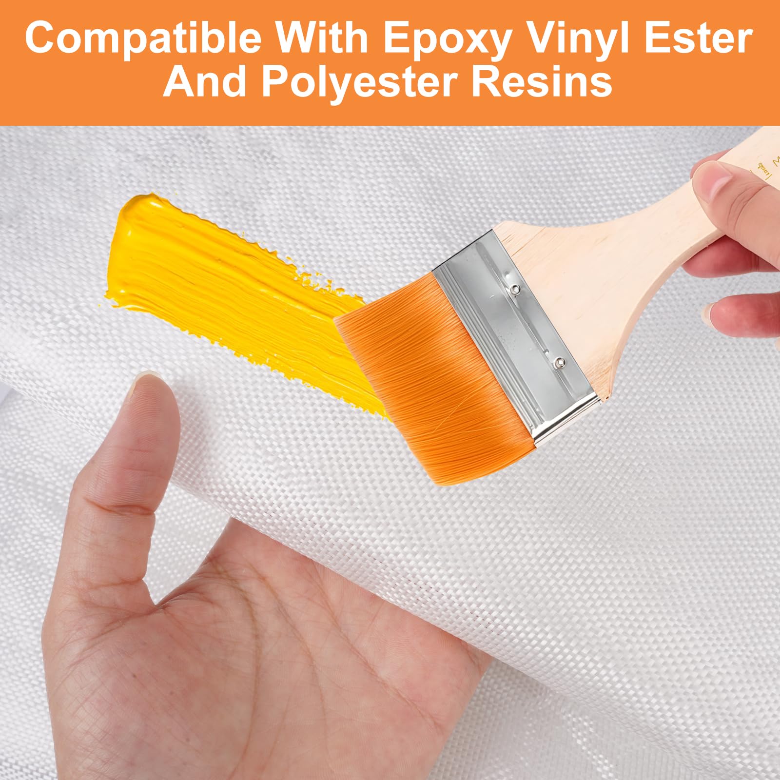 Tissu De Verre Résine Époxy 150g/m² - 1m² Fibre De Verre Mat Renfort Réparation
