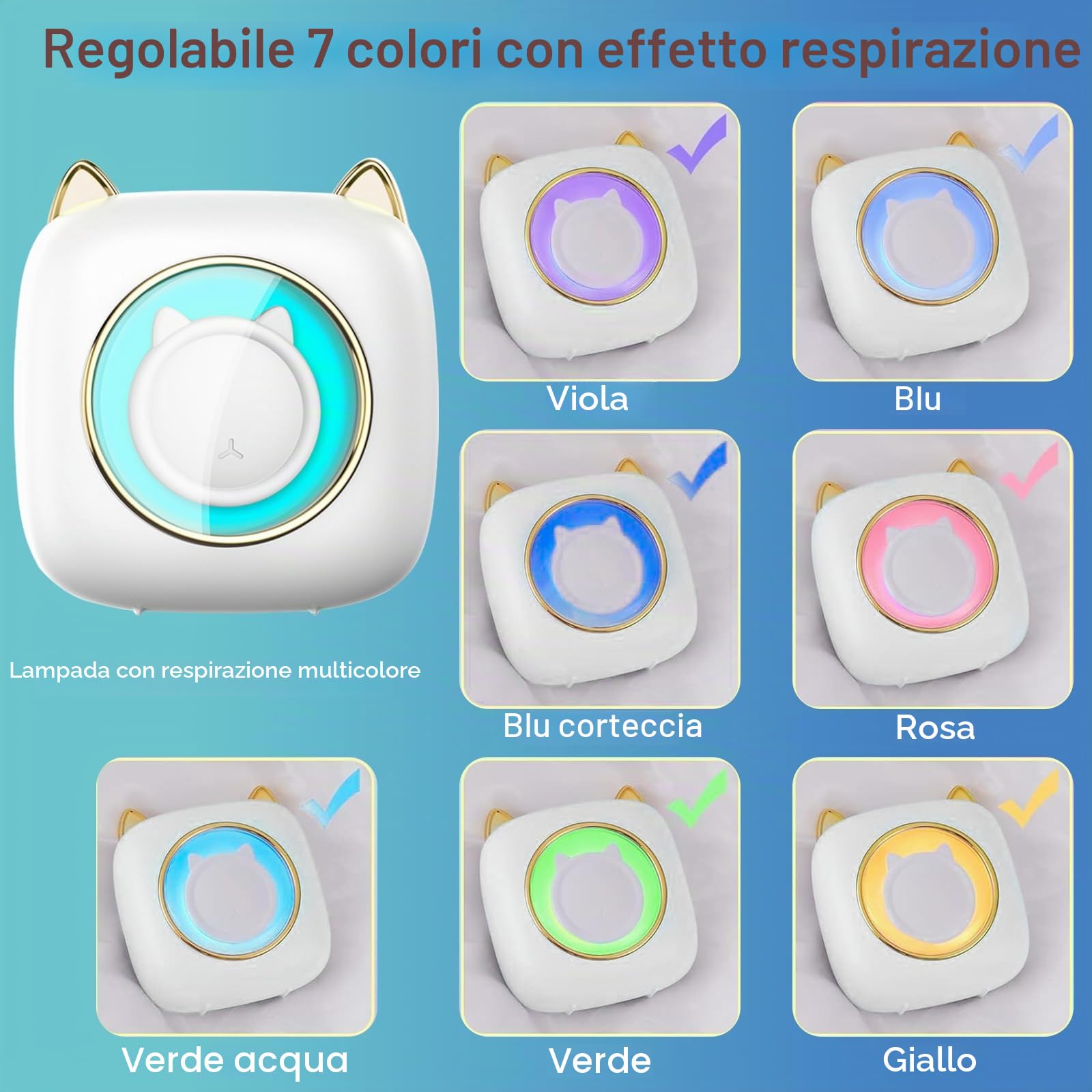 Mini Stampante Fotografica, Mini Stampante Termica, Stampante Fotografica Istantanea Bluetooth Portatile con Ricarica USB & 14 Rotoli di Carta, per Studio, Note, Diario, Elenco, Bianco