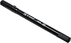 Marcador Dualtip, Bismark, PK0100CN15, Ponta Dupla, Preta